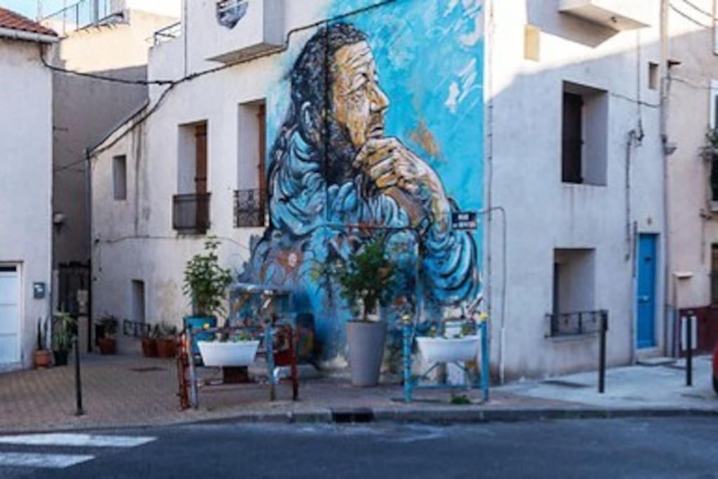 Studio entièrement rénové, situé au cœur du Quartier Haut Sète Exterior foto